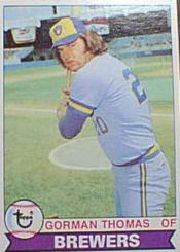 1979 Topps Baseball Cards      376     Gorman Thomas